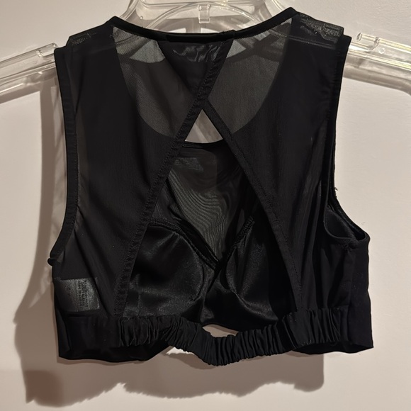 Fashion Nova Crop Top - Black Sz small - Picture 5 of 5